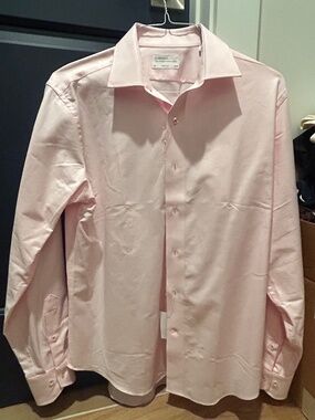 NWT Lorenzo Uomo Men’s Pink Dress Shirt